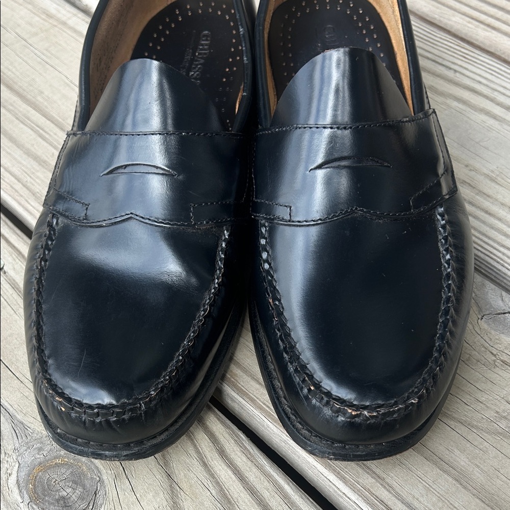 G.H. Bass Weejuns Black Leather Penny Loafers - Picture 11 of 14